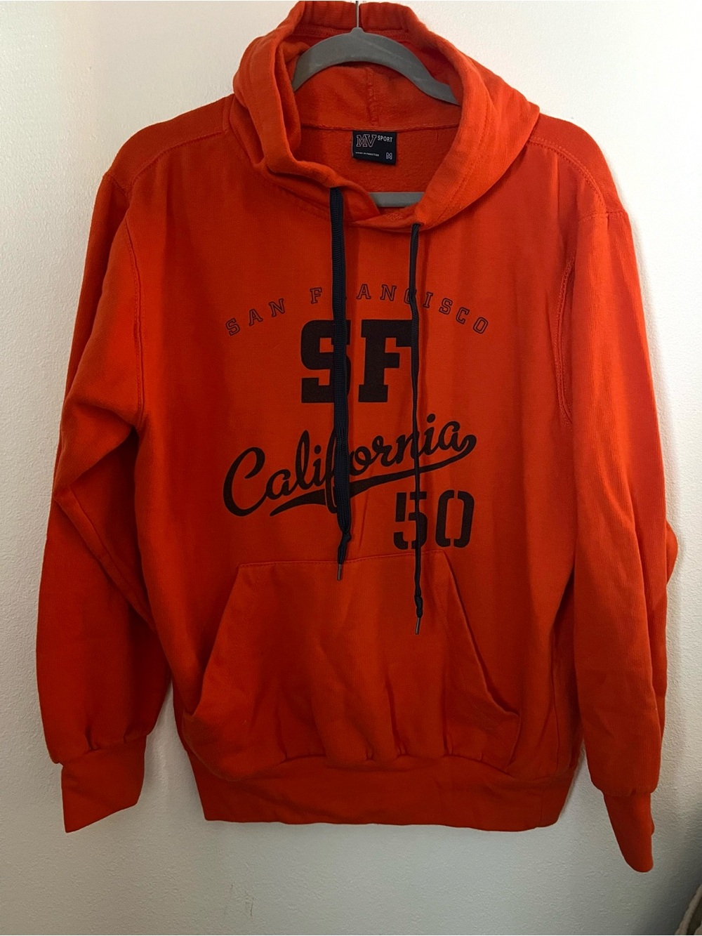 MV Sport Orange 'SF California 50' Hooded Pullover